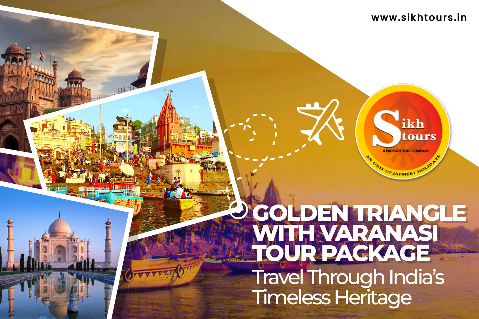 6 Nights 7 Days Golden Triangle With Varanasi Tour Package