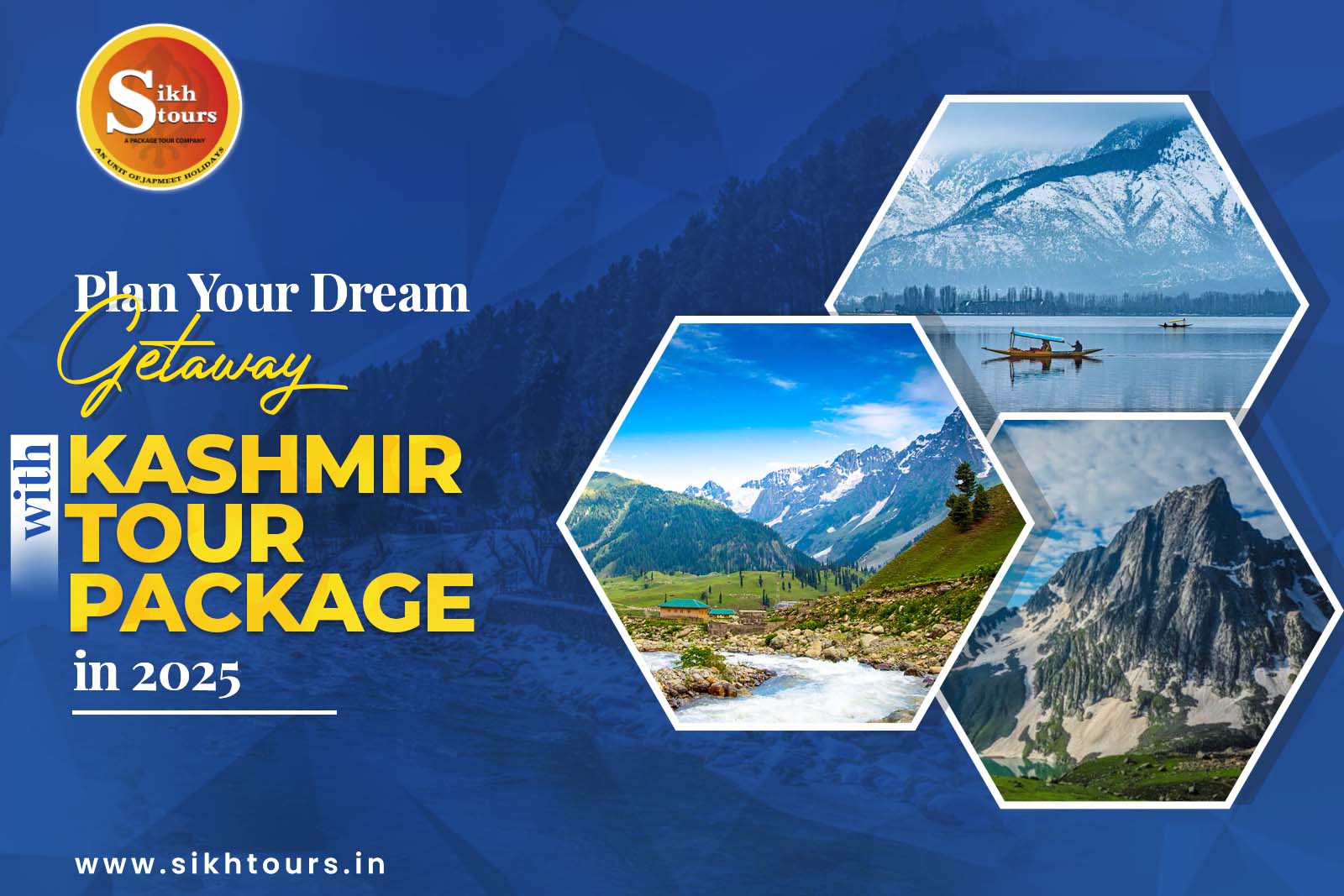 Plan Your Dream Getaway with Kashmir tour Package in 2025
