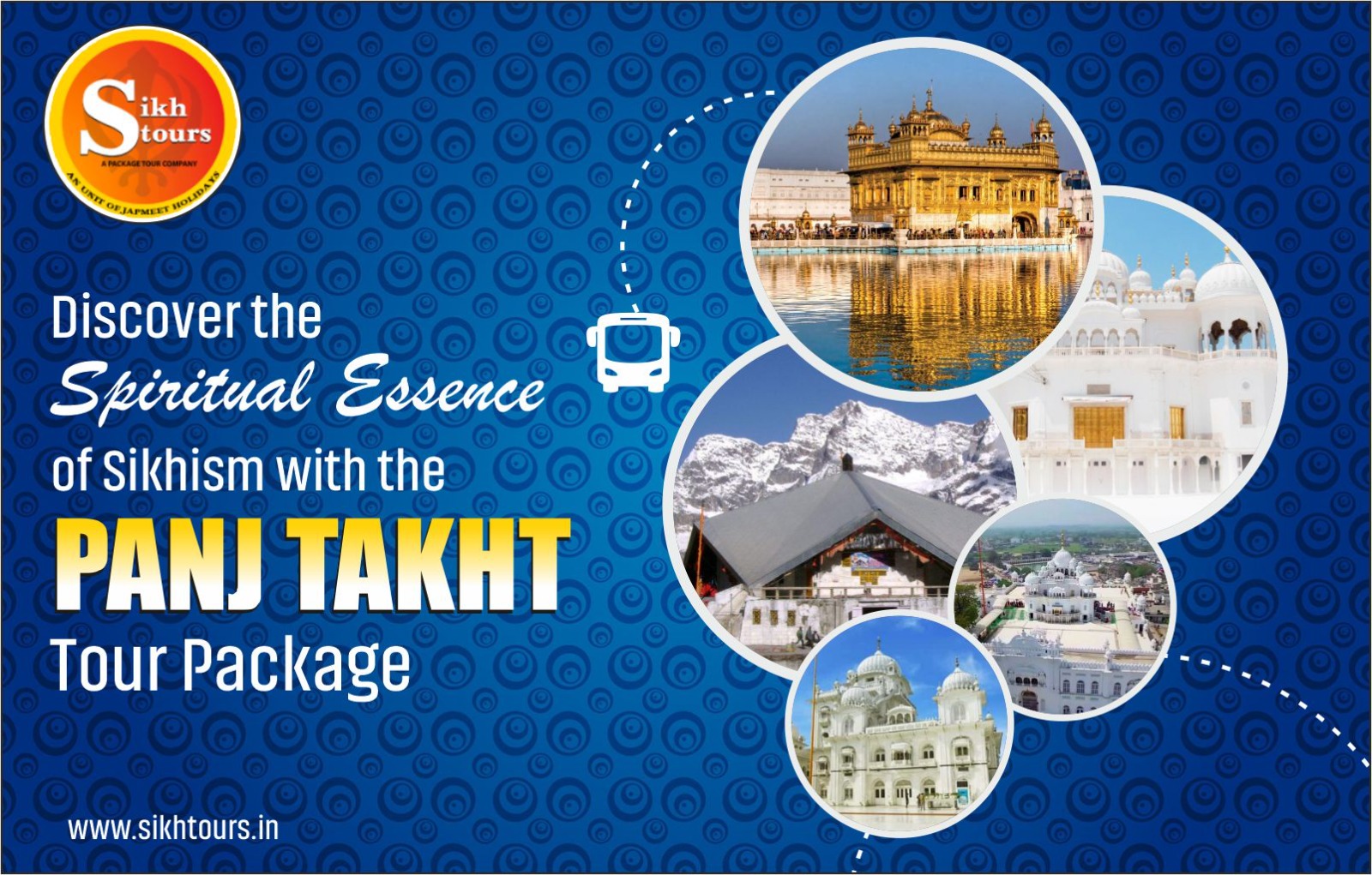 Discover the Spiritual Essence of Sikhism with the Panj Takht Tour Package
