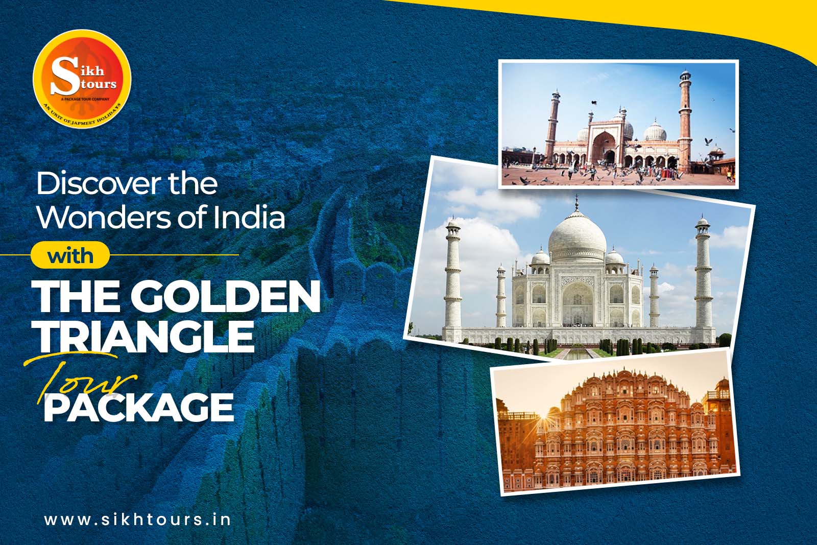 Discover the Wonders of India with the Golden Triangle Tour Package
